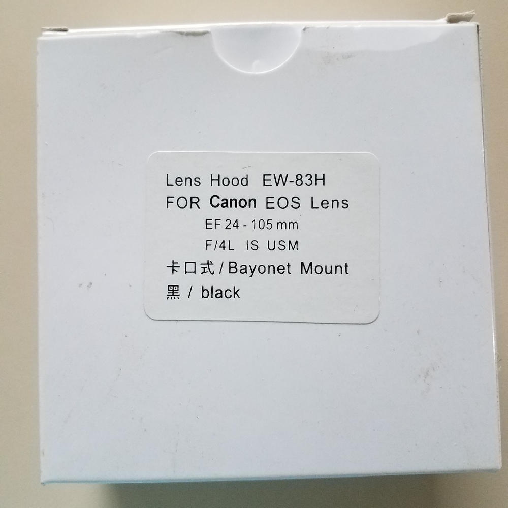 Canon lens hood. EW-83H